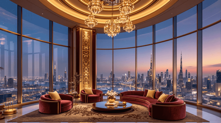 Opulent Living Spaces